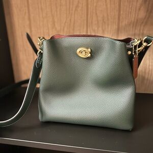 Coach Willow Pebble Leather Bucket Bag